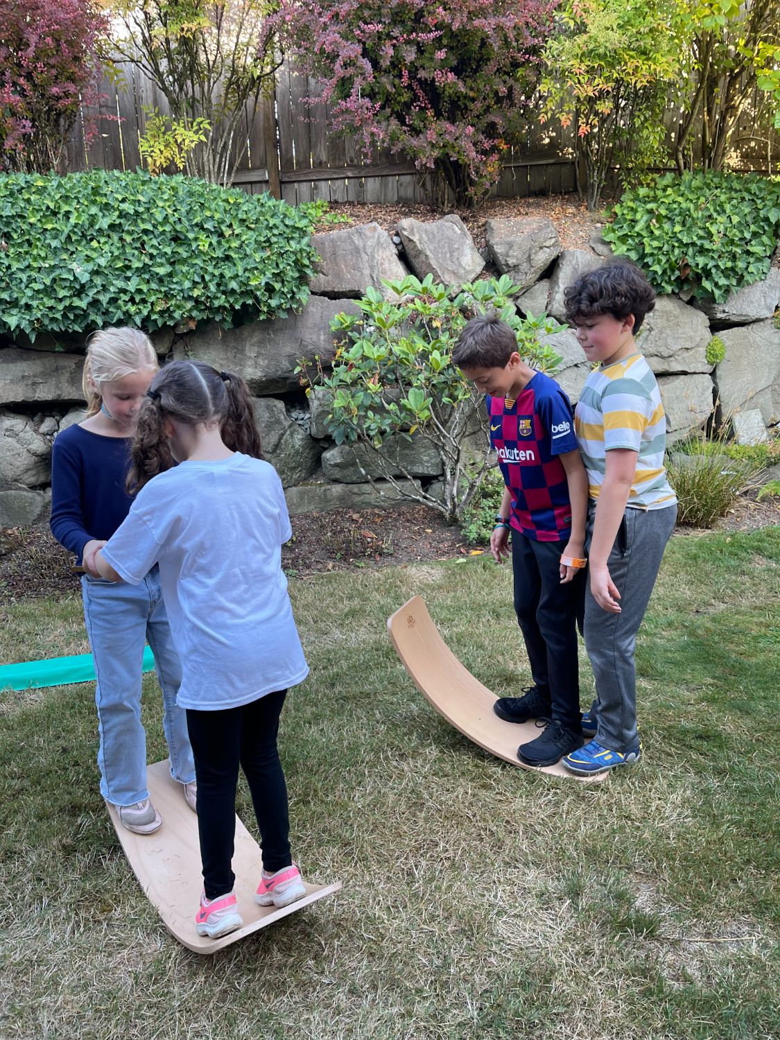 Outside play with friends